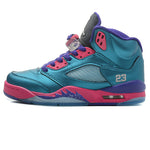 Nike Air Jordan 5 Retro GS Women's Basketball Shoes , Original Outdoor Shock-absorbing Sneakers, South Coast Green 440892 307