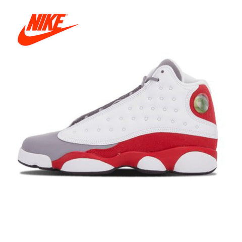 Original New Arrival Authentic NIKE Air Jordan 13 Retro BG "Grey Toe" - 414574-126 Womens Basketball Shoes Sneakers  Sport