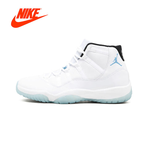 Original New Arrival Authentic NIKE Air Jordan 11 Retro Legend Blue AJ11 Mens Basketball Shoes