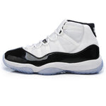 Nike AIR JORDAN 11 CONCORD GS Aj11 women's basketball shoes, white&black, shock absorption non-slip  wear-resistant  378038 107