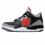 Original Nike Air Jordan 3 Black Cement AJ3 Men 's NIKE New Arrival Authentic Basketball Shoes for Women Sneakers Sport Outdoor