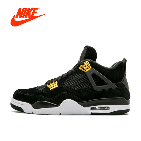 Original Nike Air Jordan 4 Royalty AJ4 Breathable Men's Basketball Shoes Sports New Arrival Authentic Sneakers for Men
