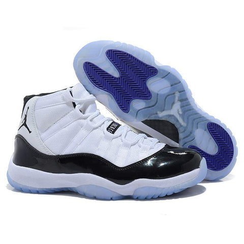 NIKE Jordan 11 XI Women and Men Basketball Shoes Gamma Blue Bred Legend Blue High Outdoor Sport Sneakers 36-40