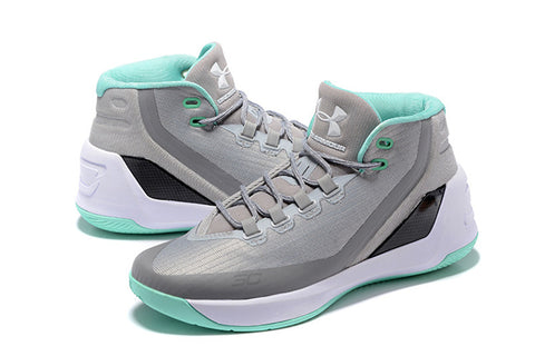 Under Armour Men's Curry 3 Shoes Mesh Breathable Charged Cushioning Sport Shoes High Top Stephen Curry Basketball