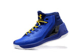 Under Armour Men's Curry 3 Shoes Mesh Breathable Charged Cushioning Sport Shoes High Top Stephen Curry Basketball