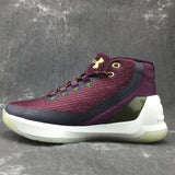 Under Armour Men's Curry 3 Shoes Mesh Breathable Charged Cushioning Sport Shoes High Top Stephen Curry Basketball