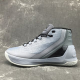 Under Armour Men's Curry 3 Shoes Mesh Breathable Charged Cushioning Sport Shoes High Top Stephen Curry Basketball
