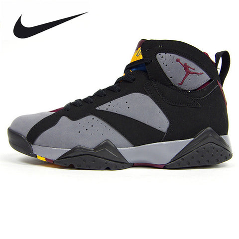 Nike Air Jordan 7 Bordeaux AJ7 Bordeaux Women's Basketball Shoes Sneakers, New Arrival Authentic Non-slip Shoes 304774 034