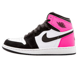 Nike Air Jordan Nike 1 Retro High OG GG Black and White Women's Basketball Shoes Sneakers 881426 009