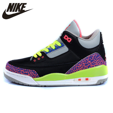 Nike Air Jordan 3 Retro BT Women  Basketball Shoes,Original Comfortable Sneakers Sports Outdoor Shoes