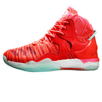 ADIDAS ROSE 7 Men Basketball Shoes , Yellow/Red, Shock Absorption Wear Resistant Non-slip