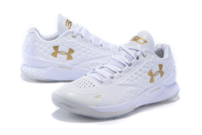 Under armour shoes stephen curry gold low cut Clearance
