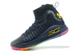 UNDER ARMOUR UA Men's Curry 4 Four High Top Basketball Sport Unique Fitness Training Athletic Sneakers